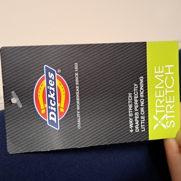 NWT Dickies Xtreme Stretch Scrub Top Contemporary Sizr Small - Picture 4 of 10